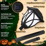 GIGALUMI Solar Halloween Lights Outdoor, LED Solar Pathway Lights 8 Pack