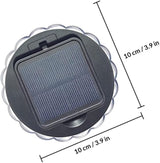 2pcs Solar Powered Wall Lights Decorative Garden Outdoor Patio Yard Lamps White Light for Fence | Lumora