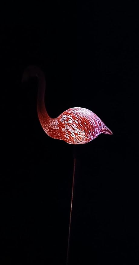 Starry Illuminate 1 PCS Solar Color Changing Style Garden Stake Light Pathway Stake Light (Flamingo)
