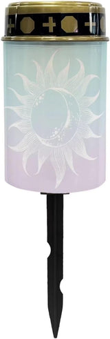 White Sun Cemetery Solar Lights for Grave Waterproof and Weather Resistant Solar Lights Outdoor Pathway Flameless | Lumora