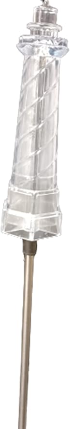 Starry Illuminate 1 PCS Solar Color Changing Lighthouse Style Garden Stake Light