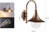American Speaker Wall Lamp,Ip55 Outdoor Waterproof Garden, European Pastoral Style,E26 Exterior Hanging | Lumora