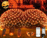JMEXSUSS 360 LED Orange Net Lights