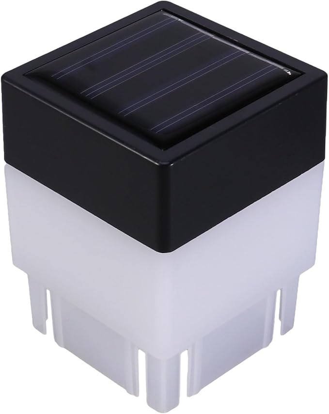 DOITOOL 4pcs Solar Garden Light Corridor Lamp for Outdoor Use Automatic Light for Patio Decoration