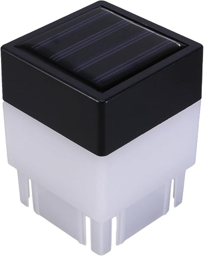 DOITOOL 4pcs Solar Garden Light Corridor Lamp for Outdoor Use Automatic Light for Patio Decoration