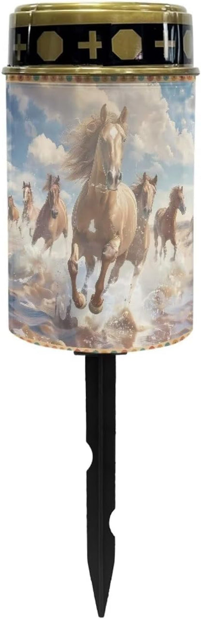 Solar Lights for Outside Solar Lights Grave Decorations for Cemetery Dad Outdoor Lighting