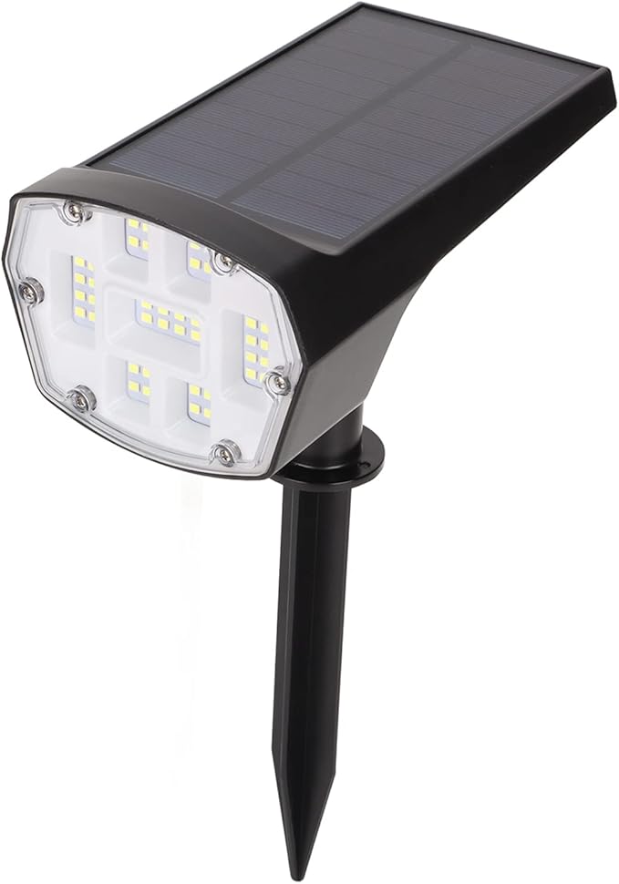 Pilipane Solar Lawn Light Outdoor Solar Pathway Lights Solar Garden Lights with 5.5V 2W Solar Panel for Yard Patio Deck High Resistance ABS and PCC Material 40 LEDs 80LM Luminous Flux