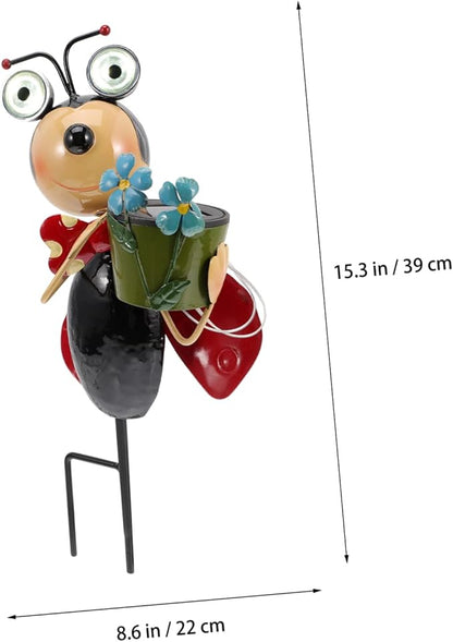 TOYANDONA Solar Garden Lights Outdoor Animal Statue Solar Stake Light for Pathway Lawn and Garden Decor Easy Install Solar Powered Sustainable Lighting Hours for Outdoor