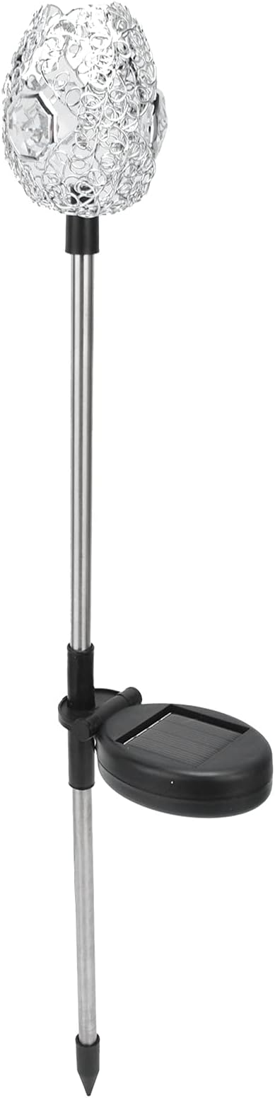 Solar, Outdoor Solar Lights for Yard, Waterproof Stake Lawn Lamp, Warm Light, 2PCS - Energy Saving, Easy Installation, Ideal for Garden Paths and Patios
