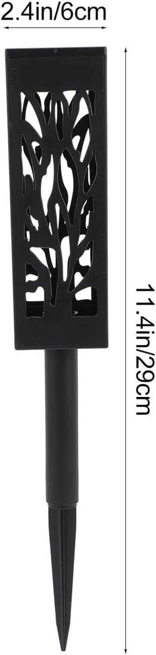 2 Pcs Solar Garden Lights LED Cutout Yard Stake Lawn Lamps Outdoor Decorative Solar Energy Pathway Lighting for | Lumora