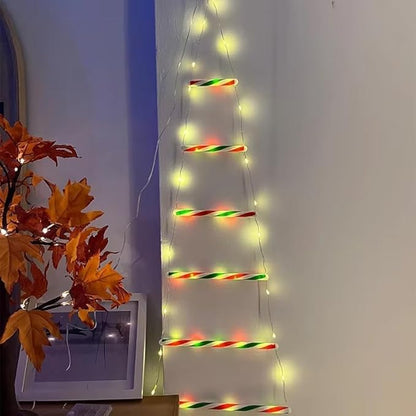 Christmas Decoration Lights, Candy Cane LED String Lights for Indoor & Outdoor, Warm White Fairy Lights for Xmas Tree, Garden, Wall, Bedroom, Party & Holiday Home Décor