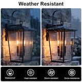 Outdoor Wall Light Fixture, Modern Large Porch Light, Outside Wall Lantern