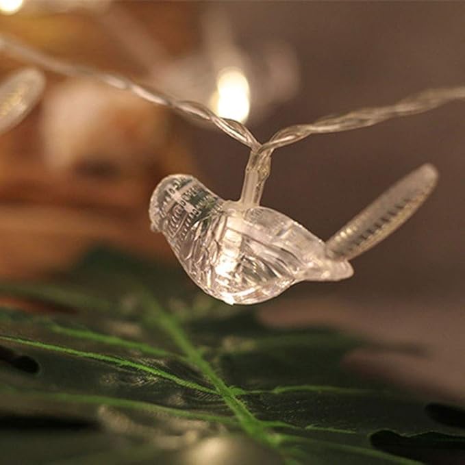 String Lights, LED Outdoor Indoor LED Lantern Bird-Shaped Light Edison Bulb Outdoor Lighted Holiday Displays Hanging Light Patio Christmas Garden Holiday Decoration Flashing Rope Lights