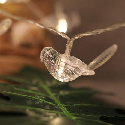 String Lights, LED Outdoor Indoor LED Lantern Bird-Shaped Light Edison Bulb Outdoor Lighted Holiday Displays Hanging Light Patio Christmas Garden Holiday Decoration Flashing Rope Lights