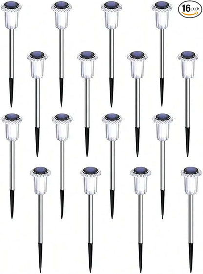 Solar Pathway Lights Outdoor – Waterproof Warm White LED Landscape Lighting for Yard, Garden, Driveway, Walkway, Patio, Lawn, Path (16)