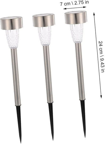 BESPORTBLE 12pcs Solar Pathway Lights Outdoor Solar Stake Light for Patio Decor and Walkway Lighting for Garden Pathways