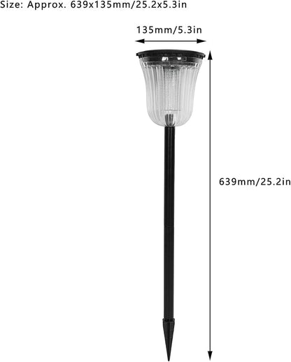 Solar Lawn Lamp LED Landscape Lights Water Proof Solar Pathway Lamp Outdoor Decorative Light for Patio Courtyard Villa Garden