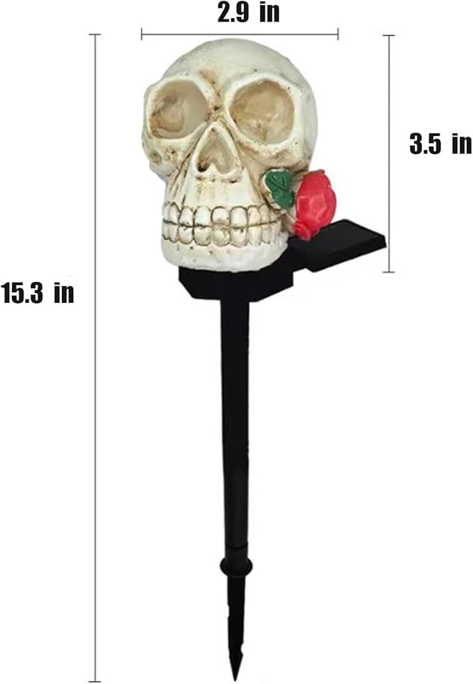 Skeleton LED Solar Light - Spooky Halloween Decoration for Garden, Yard Path, Yard Waterproof Outdoor Solar Light | Lumora