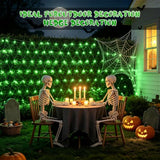 JMEXSUSS 200 LED Green Net Lights Plug in, 9.8ft x 6.6ft Connectable Christmas Net Lights Outdoor, Green Bush Light for Christmas Tree Halloween Garden Decor