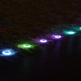 20 Lumens Colorized Solar Ground Lights,Solar Pool Lights with Mutiple Color Functions for Pool Area, Pathway | Lumora