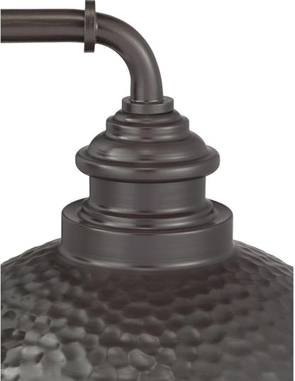 Progress Lighting Englewood Collection 1-Light Farmhouse Outdoor Medium Wall Lantern Light Antique Bronze, 10.38x12.00x12.00