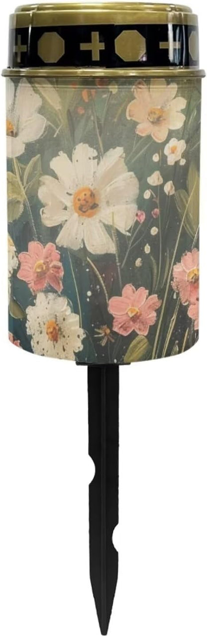 Colourful Flowers Landscape Spotlights Spot Lights Outdoor Solar Powered Landscape Solar Lights Outdoor Solar Powered Outdoor Lights Led Lights Outdoor Waterproof