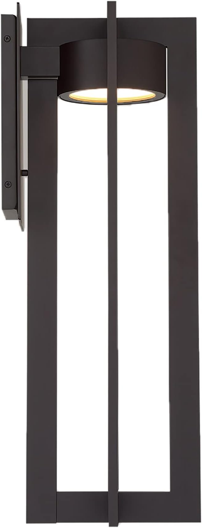 WAC Lighting dweLED, Chamber 25in LED Indoor and Outdoor Wall Light 3000K in Black