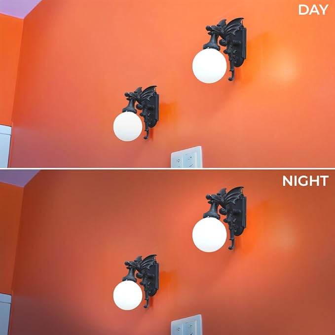 The King's Bay Gargoyle Dragon Outdoor Wall Light Sconce