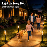 Tenmiro Solar Pathway Lights Outdoor 8 Pack, Bright Solar Garden Lights
