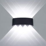 Kawell 8W Waterproof Modern Wall Light LED Wall Lamp Aluminum LED Wall Sconce Up Down Indoor Outdoor for Bathroom | Lumora