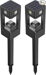 Infinity X1 Solar Path & Motion Security Lights (2-Pack) – 500 Lumens Motion Activated, 50 Lumens Dusk-to-Dawn | Lumora