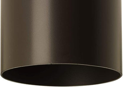 Progress Lighting 6-Inch Cylinder Outdoor Wall Sconce, 2-Light Modern Wall Mount Up and Down Lights, Interior and Exterior Lighting for Home or Porch, Aluminum Construction, Antique Bronze (P5642-20)