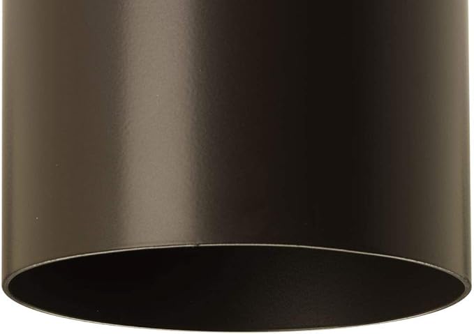 Progress Lighting 6-Inch Cylinder Outdoor Ceiling Light, 1-Light Modern Flush Mount Ceiling Light Fixture, Interior | Lumora