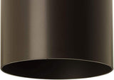 Progress Lighting 6-Inch Cylinder Outdoor Ceiling Light, 1-Light Modern Flush Mount Ceiling Light Fixture, Interior | Lumora