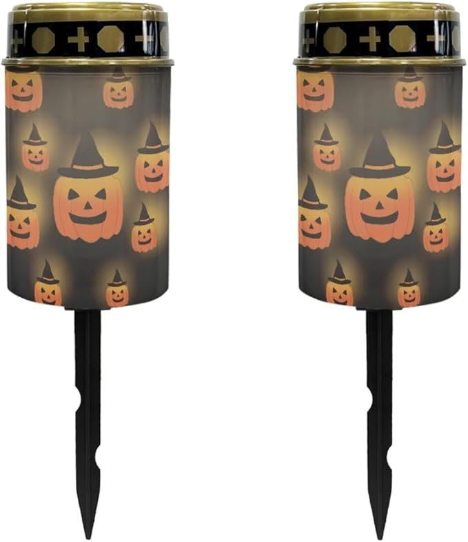 Pumpkin Light Solar Powered Garden Lights Outdoor Solar Lights Portable Solar Yard Lights Waterproof Cemetery Garden Solar Lights Outside Solar Powered Pathway Light