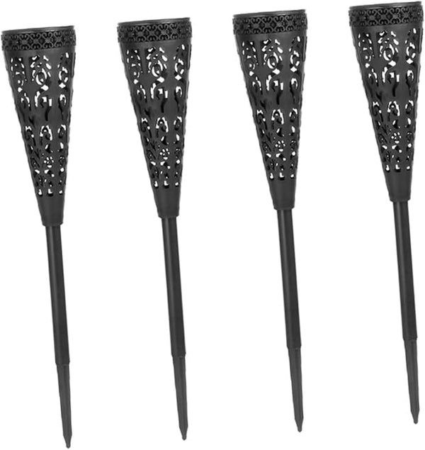 Totority 4 Pieces Solar Pathway Lights Outdoor Solar Powered Garden Lawn Yard Decorative Warm LED Landscape | Lumora