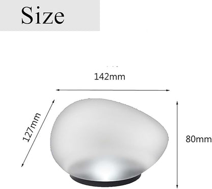 Solar Pebble Light, Waterproof Solar LED Garden Lighting Stone lamp Ground Lamp Outdoor Wall Lamp for Outdoor Landscape Yard Path Fence Lawn Tree Park Decoration Lights (White 1pcs)