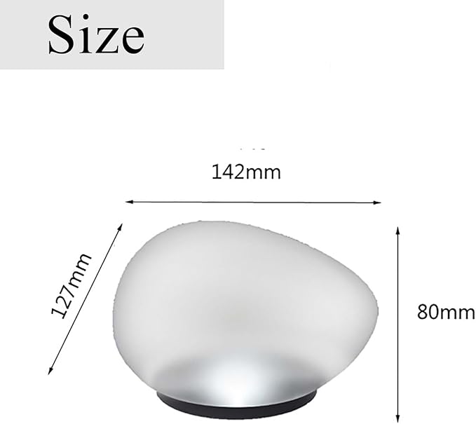 Solar Pebble Light, Waterproof Solar LED Garden Lighting Stone lamp Ground Lamp Outdoor Wall Lamp for Outdoor Landscape Yard Path Fence Lawn Tree Park Decoration Lights (White 2pcs)
