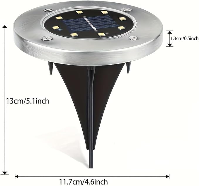 6/16/18 Pack Solar Lights Outdoor, IP44 Waterproof Solar Ground Lights with 8 Modes, Solar Powered Landscape | Lumora