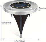 6/16/18 Pack Solar Lights Outdoor, IP44 Waterproof Solar Ground Lights with 8 Modes, Solar Powered Landscape | Lumora