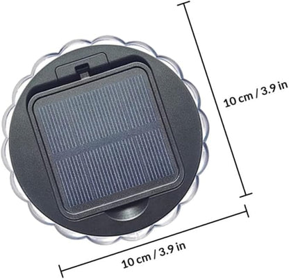 Tofficu 2pcs Solar Wall Lamp Outdoor Solar Garden Light with White LED Powered Patio Yard Light for Fence and Pathway Lamp for Home Exterior Decor