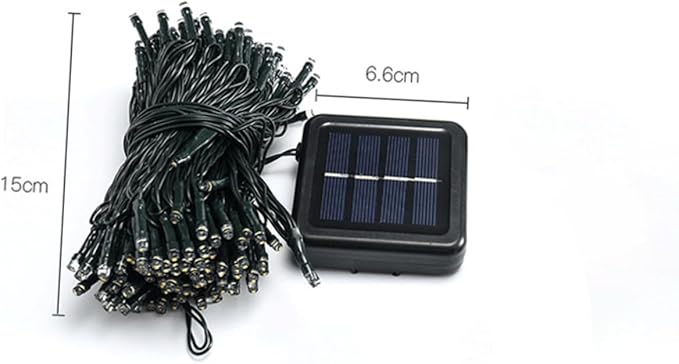 Solar LED String Lights LEDs Outdoor Decorative Lamp for Garden Lawn Patio with Color Modes Energy-Saving Solar Powered Lights for Backyard Pergola and Party Ambiance