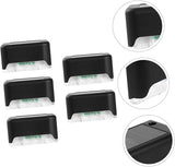 5Pcs Waterproof Solar Step Lights for Outdoor Deck LED Garden Fence Lighting Motion Sensor Solar Lights for Pathway | Lumora