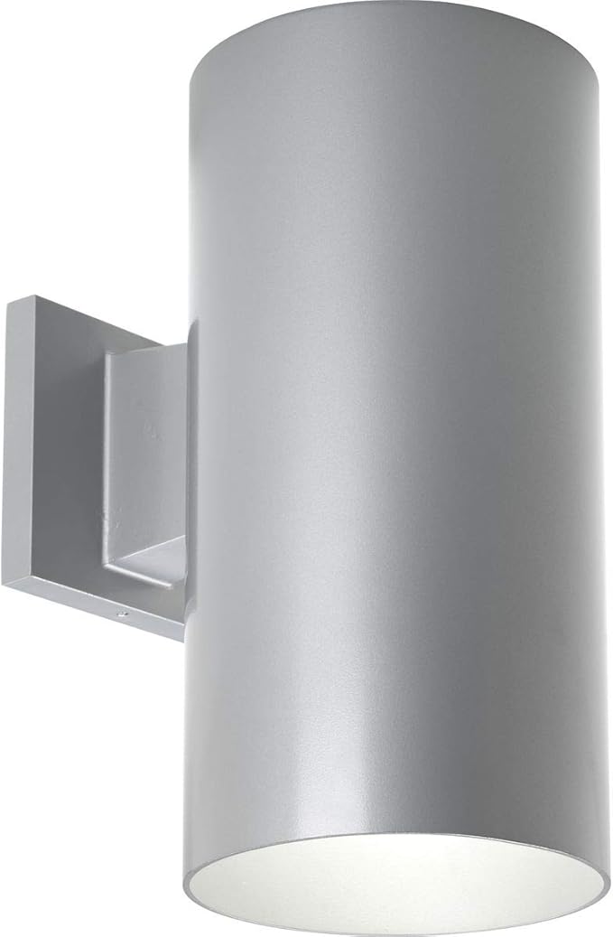 Progress Lighting 6-Inch Cylinder Outdoor Wall Sconce, 1-Light Modern Wall Mount Light, Interior and Exterior | Lumora