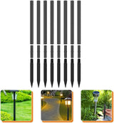 Uonlytech 8 Sets Pathway Extension Garden Solar Plastic Ground Outdoor Landscaping Spike Spikes Connectors Part for | Lumora
