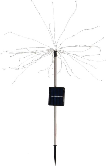 Solar Garden Decorative Lights Outdoor Solar Lawn Light Solar Pathway Light DIY Flexible Wire Warm White Colorful Light for Backyard Flower Beds Fences ABS Stainless Steel 82cm (Warm White Light