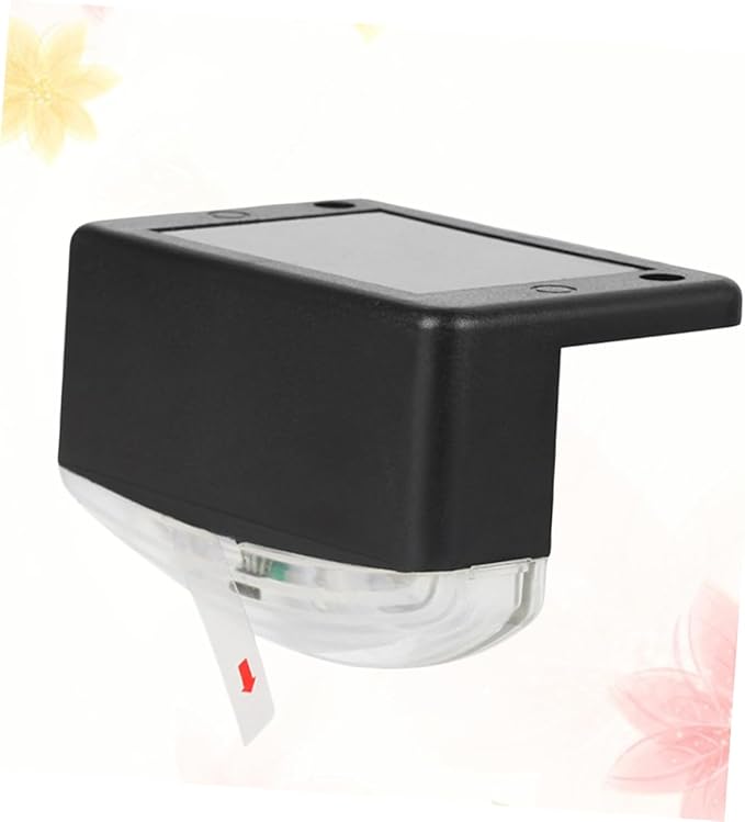 NUOBESTY 4pcs Solar Pathway Lights Step Lights for Garden Easy Install Landscape Lighting