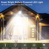 Battery Motion Sensor Light Outdoor 8W 600LM 1Pack