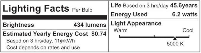 Euri Lighting EOL-WL13BK-2050e Aluminum Housing, Bulkhead Outdoor Integrated LED Wall Light, Wet Rated, 6.2 Watts, 434 Lumens, 5000K Cool White, Energy Star, 2 Year, 50K Hour Warranty