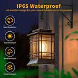 Solar Lanterns Outdoor Waterproof, Hanging Solar Lights for Outside 4 Pack